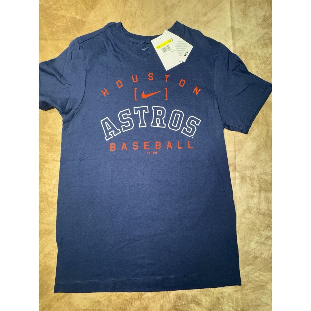 Nike T-shirt Houston Astros Baseball MLB The Nike Tee Men's Small New With Tags